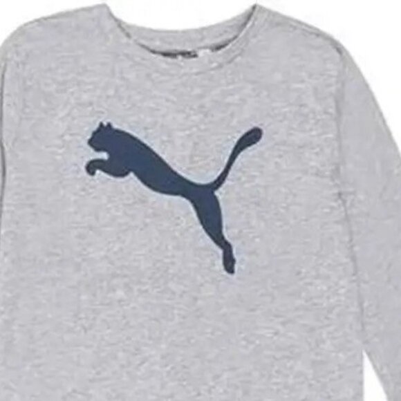 Puma Boys 3-Piece Outfit Set XS (5/6) | Teal Gray Vest Hoodie Pants - Like New - Picture 9 of 16